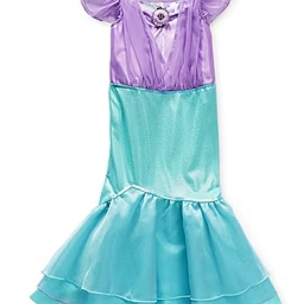 Disney Collection Ariel Roleplay Girls Dress Up Costume